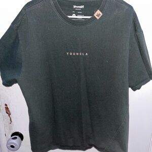 YoungLA Forest Green Cotton Tee